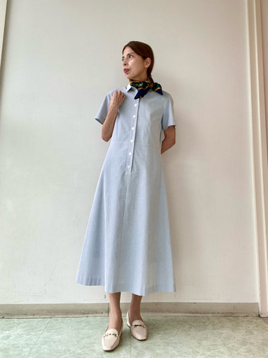 ミルフィーユ　お受験　ワンピース　グレー　120cm お受験服 サーキュラーフラワーワンピース サックス 90・100